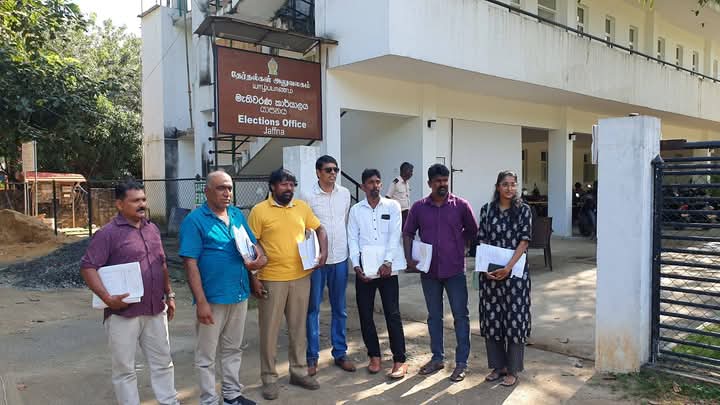 கட்டுப்பணம் செலுத்தினார் அர்ச்சுனா எம்.பி – யாழ் மாநகர சபையின் முதல்வர் வேட்பாளராக கௌசல்யா..!!!