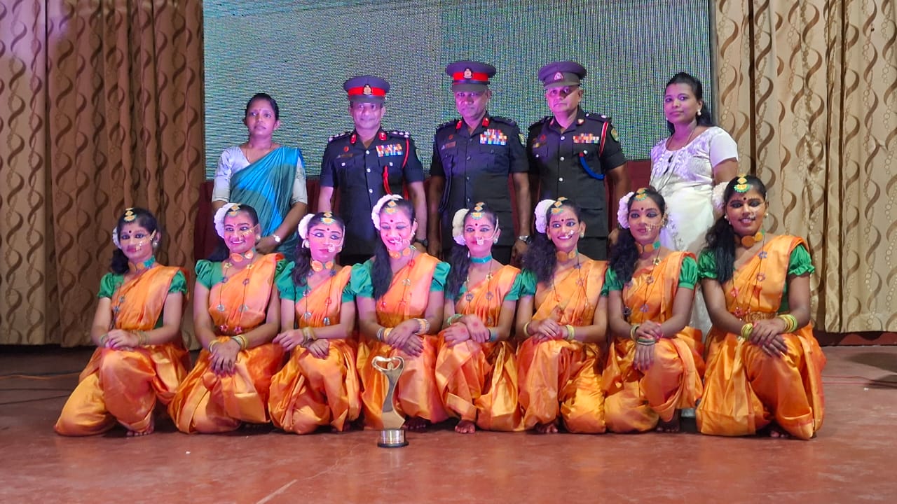 மன்னார் 542 காலாட்படைப் பிரிவின் ஏற்பாட்டில்  இடம்பெற்ற கலாச்சார நடன போட்டி.