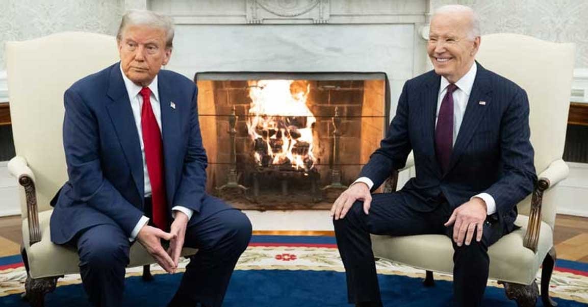 ஜோ பைடன், கமலா ஹாரிஸ் மற்றும் பிற உயர்மட்ட ஜனநாயகக் கட்சியினருக்கு அரசு தகவல்களை அணுக டிரம்ப்பினால் தடை !