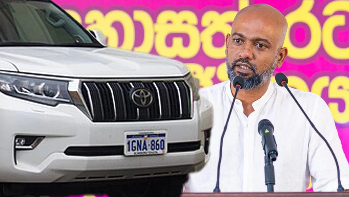 எம்.பி கடத்திய மனைவியின் பிராடோ வாகனம் போலீஸ் காவலில்..