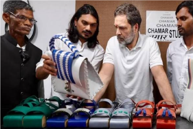 ராகுல் காந்தியின் உதவியால் தொழிலதிபராக மாறிய செருப்பு தைக்கும் தொழிலாளி!