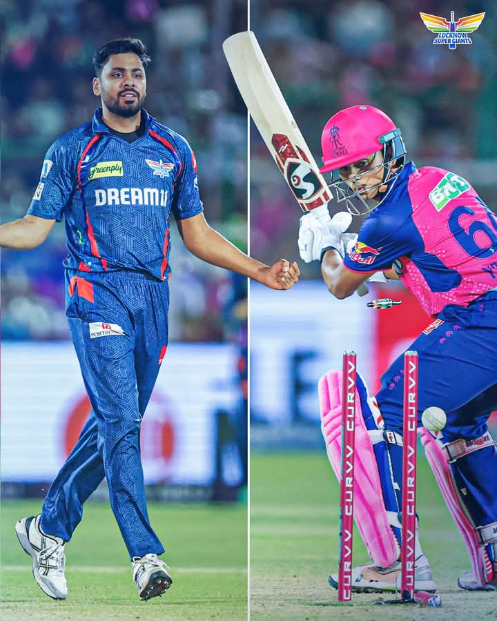 2 ஓட்டங்கள் வித்தியாசத்தில் ராஜஸ்தானை வென்றது லக்னோ!