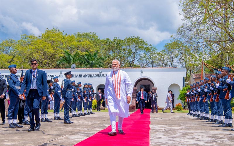 வெற்றிகரமாக நிறைவடைந்தது மோடியின் இலங்கை விஜயம்!  ஜனாதிபதி ஊடகப் பிரிவு தெரிவிப்பு.