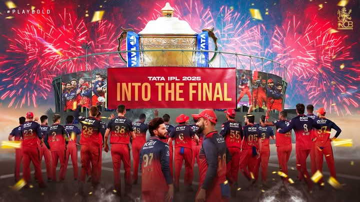 IPL 2025 கிரிக்கெட்: இறுதிப் போட்டிக்கு முன்னேறிய ஆர்சிபி!