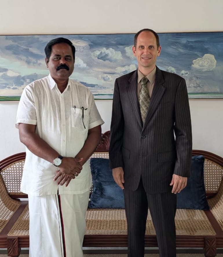 தமிழின அழிப்பு நினைவகம்: காலப் பெறுமதி மிக்க செயல்  – கனேடியத் தூதுவரிடம் சிறீதரன் தெரிவிப்பு.