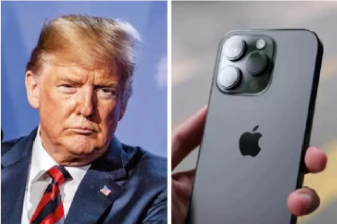 இந்தியாவில் ஐபோன்கள் தயாரிக்கப்பட்டால், அவற்றுக்கு 25% வரி விதிக்கப்படும் – ஆப்பிள் நிறுவனத்துக்கு டிரம்ப் எச்சரிக்கை