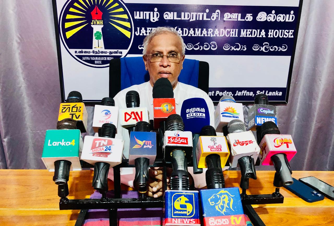 தமிழரசுக்கு ஆதரவளிக்க வேண்டுமெனில் 4 சபைகளில் தவிசாளர் பதவி வேண்டும்!  – ‘சங்கு’ கூட்டணி நிபந்தனை என்று சுமந்திரன் தகவல்.