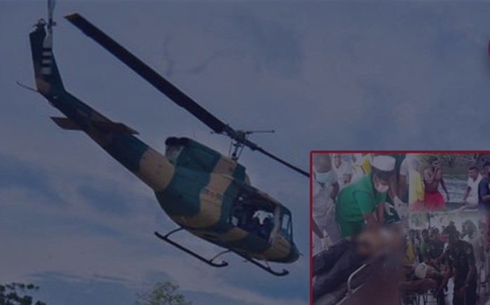 ஹெலிகொப்டர் விபத்து! 6 படையினர் உயிரிழப்பு!!