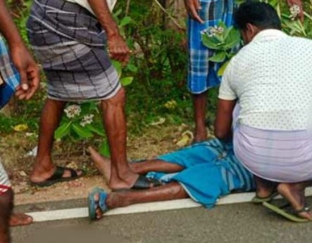 கனரக வாகனம் மோதி வயோதிபர் ஒருவர் பலி!  – பாரதிபுரத்தில் சோகம்.