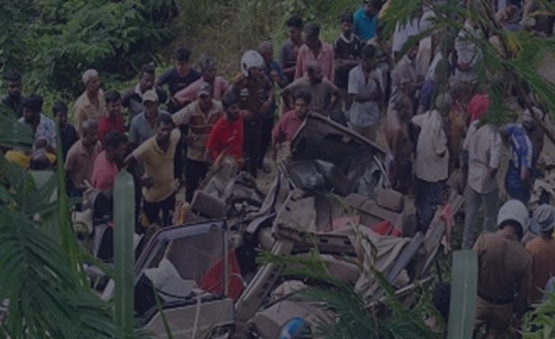 நுவரெலியாவில் மீண்டும் விபத்து!  – 11 பேர் காயம்.