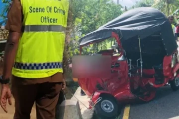 இ.போ.ச. பஸ் மோதி ஓட்டோ சாரதி சாவு!