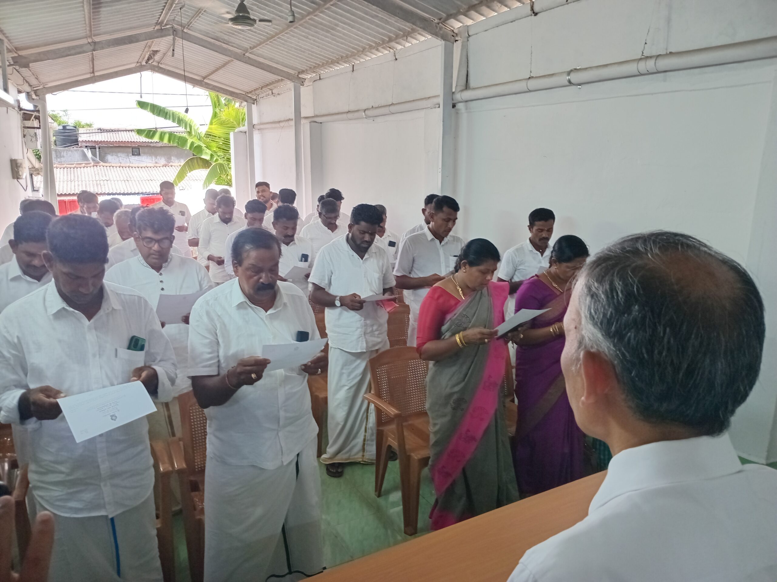 தமிழரசுக் கட்சியின் திருகோணமலை மாவட்ட உள்ளூராட்சி உறுப்பினர்கள் சத்தியப்பிரமாணம்.