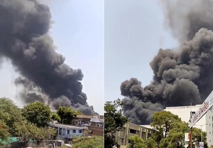 ஏர் இந்தியா விமானம் புறப்பட்ட சில நொடிகளில் விழுந்து நொறுங்கியது! 110 உடல்கள் மீட்பு!