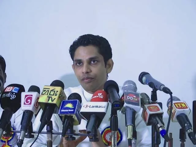 அநுர அரசை விரைவில் வீட்டுக்கு அனுப்புவோம்  – ராஜிதவின் மகன் சத்துர சபதம்.