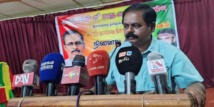 மாவையின் வாழ்க்கை மிகப் பெரும் சரித்திரம்  – ஆறாவது மாத நினைவஞ்சலி நிகழ்வில் சிறீதரன் தெரிவிப்பு.