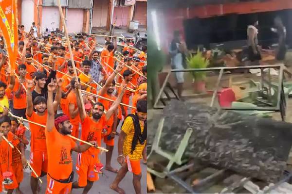 வெங்காயம் சேர்த்த உணவால் ஆத்திரம்: ஹரித்வாரில் ஹோட்டலை அடித்து நொறுக்கிய பக்தர்கள்!