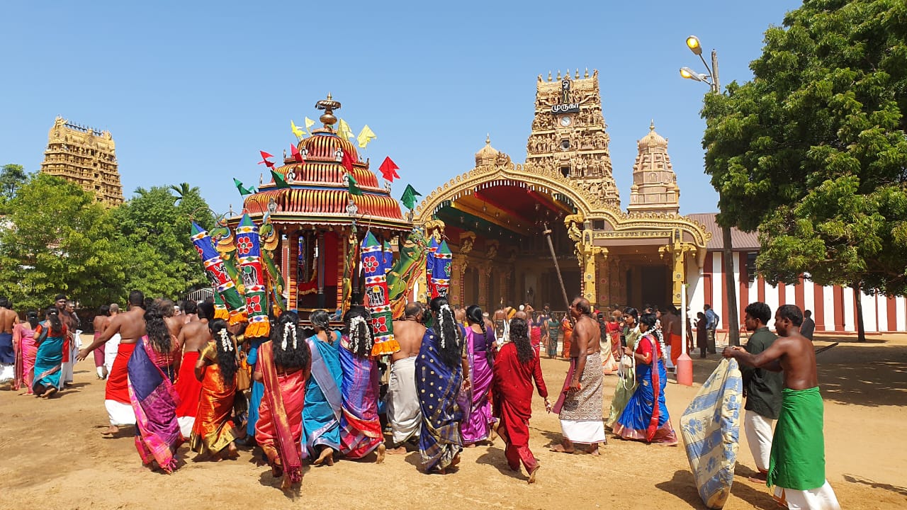 நல்லூர் கந்தன் ஆலய கொடியேற்றம் நாளை  – இன்று கொடிச்சீலை கையளிப்பு.