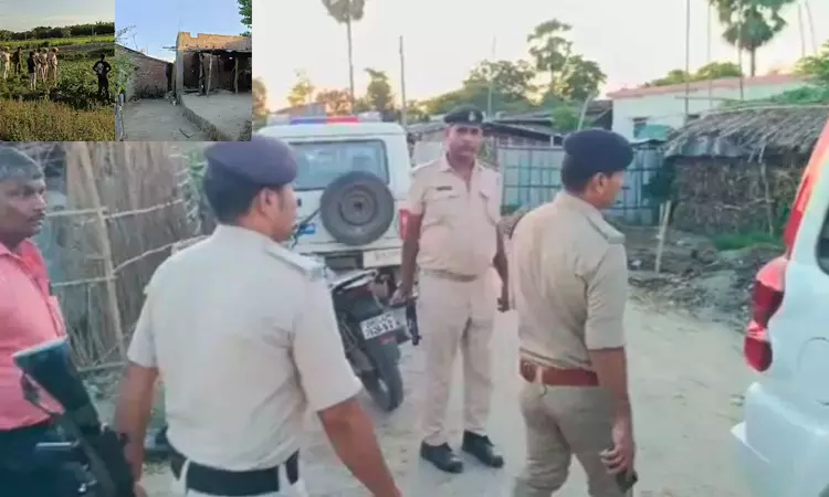 பீகாரில் ஒரே குடும்பத்தை சேர்ந்த 5 பேரை கொன்று தீ வைத்து எரித்த கிராமத்தினர்; குழந்தை தப்பியது