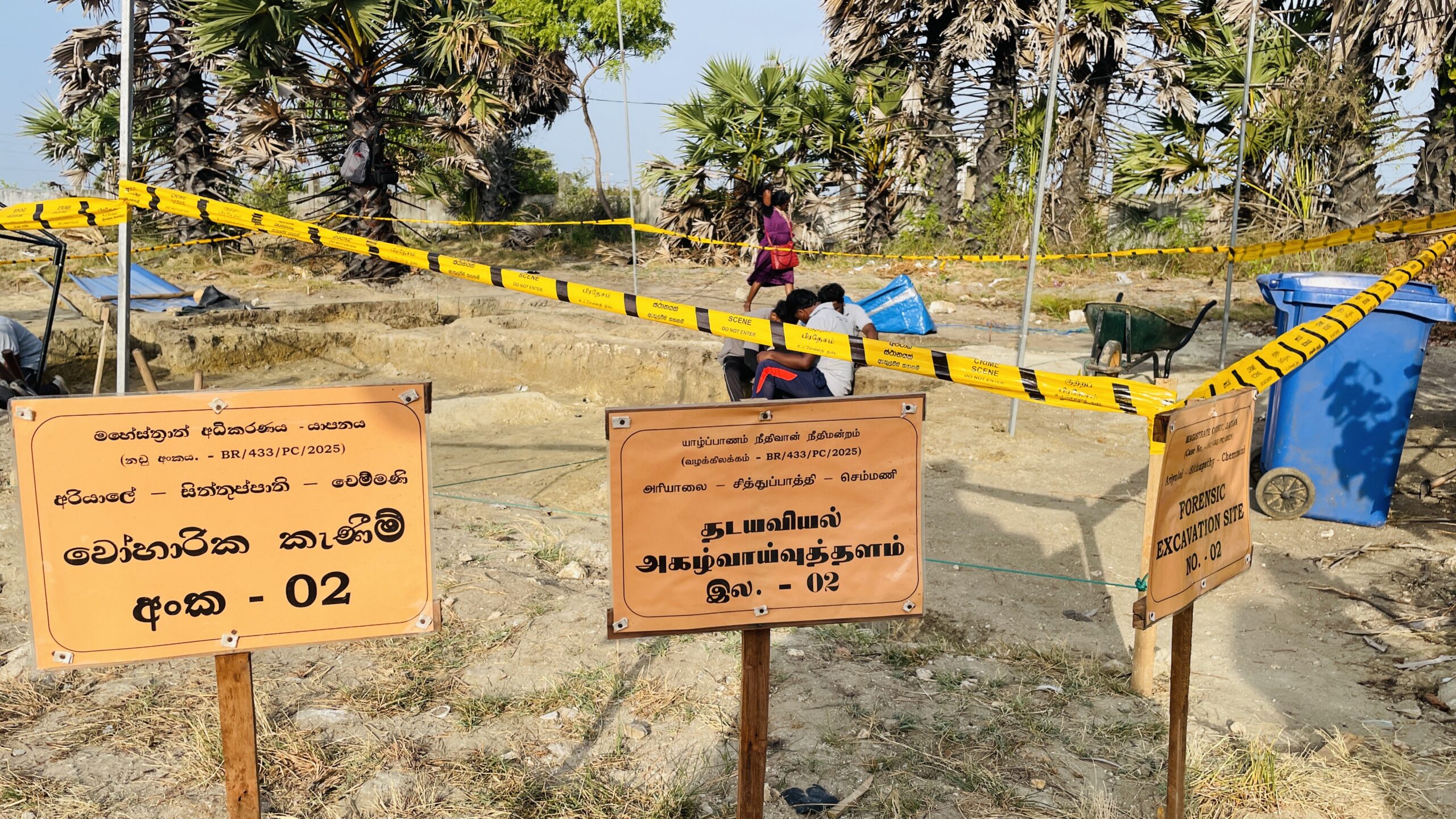 ஸ்கான் பரிசோதனை செம்மணியில் தாமதம்    – பாதுகாப்பு அமைச்சின் அனுமதி இன்னும் கிடைக்கவில்லை.