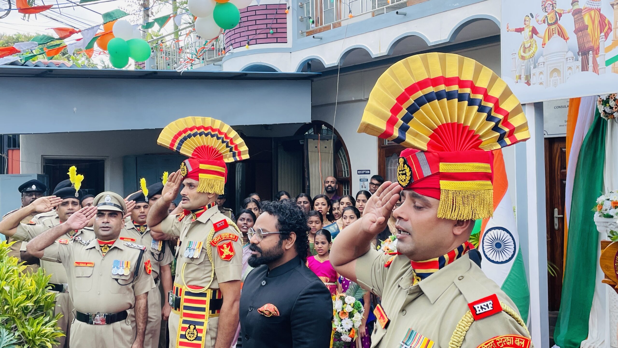 யாழில் இந்தியச் சுதந்திர தினக் கொண்டாட்டம்.