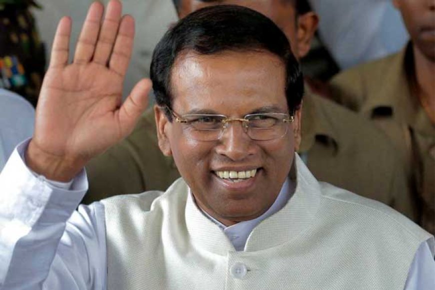 மைத்திரியும் வெளியேறினார்.