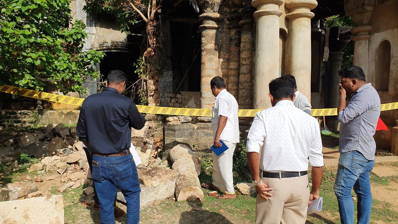 மந்திரிமனையைப் பார்வையிட்ட சிறீதரன் எம்.பி.