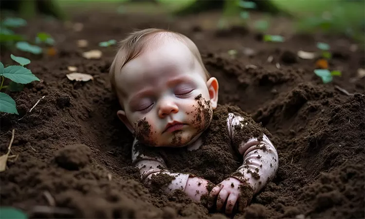 அதிர்ச்சி சம்பவம்: உயிருடன் புதைக்கப்பட்ட பச்சிளம் குழந்தை மீட்பு