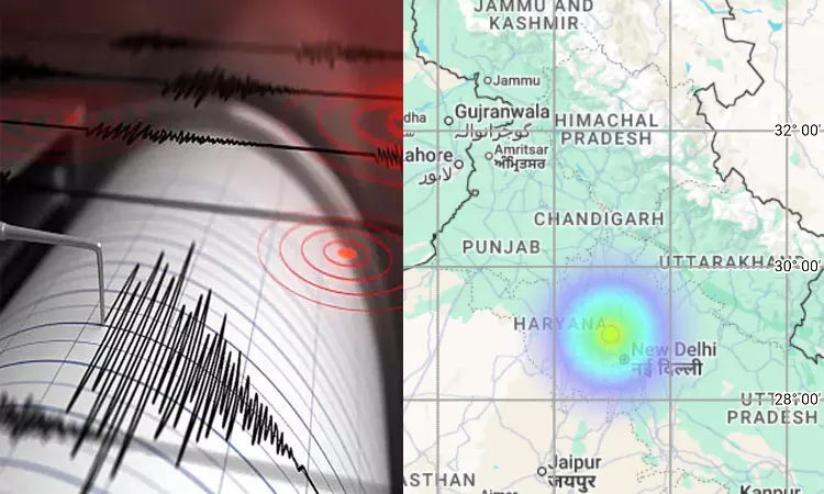 அரியானா சோனிபட்டில் 3.4 ரிக்டர் அளவில் நிலநடுக்கம்!