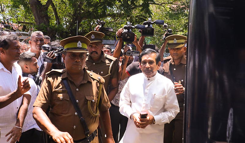 விளக்கமறியலில் வைக்கப்பட்டுள்ள ராஜிதவிடம் 5 மணிநேரம் வாக்குமூலம்.