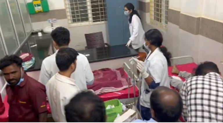 கர்நாடகாவில் விபத்து: விநாயகர் ஊர்வலத்தில் வேன் மோதி 8 பேர் உயிரிழப்பு