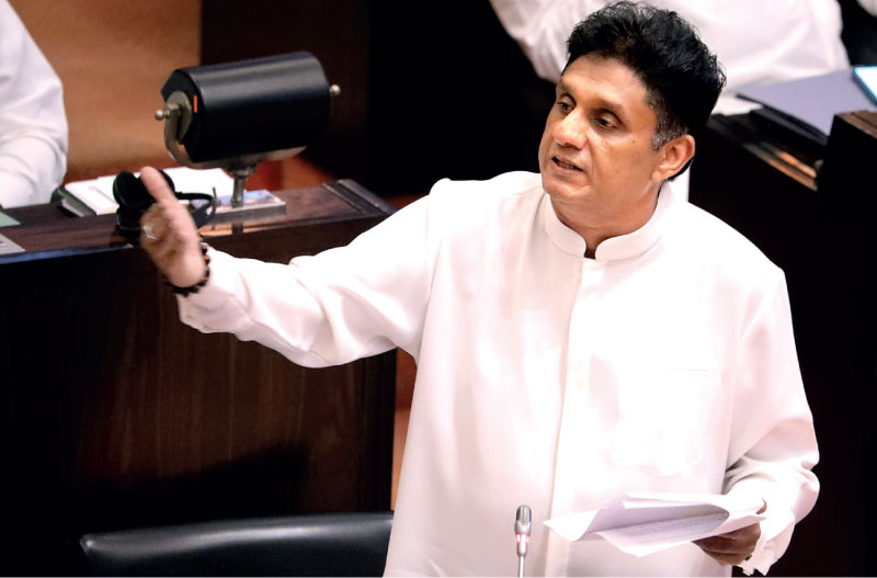 எம்.பிக்களுக்குப் பாதுகாப்பு இல்லை  – சபையில் சஜித் குற்றச்சாட்டு.