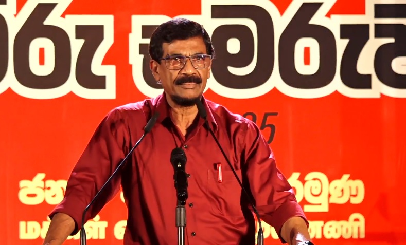 பேரணி நடத்தி எம்மை அச்சுறுத்தவே முடியாது!  மக்கள் படை எம் பக்கம் என்று ரில்வின் சில்வா சூளுரை.