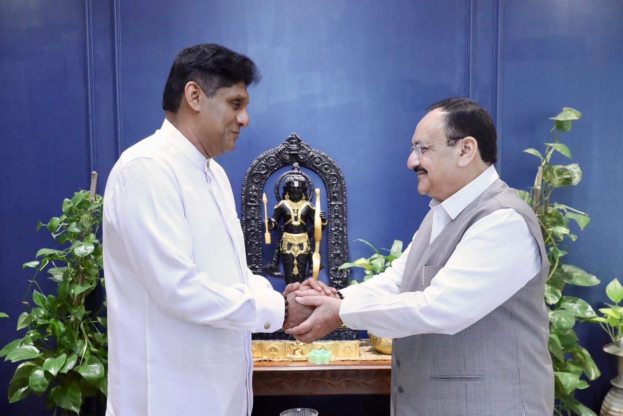 இலங்கையின் சுகாதாரத்துறைக்கு இந்தியாவிடம் உதவி கோரிய சஜித்.