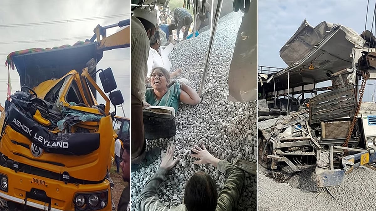 தெலங்கானா சாலை விபத்து: அரசுப் பேருந்தும் டிப்பர் லாரியும் மோதி 24 பேர் பலி – மாநிலமே சோகத்தில்!