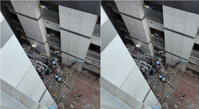 ஹைதராபாத் இஎஸ்ஐ மருத்துவமனை மேற்கூரை இடிந்து விபத்து: 3 தொழிலாளர்கள் பலி!