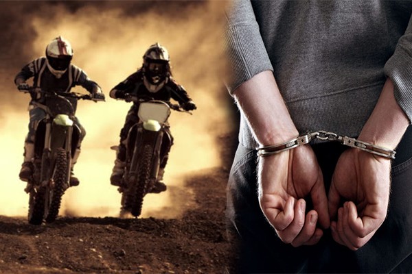 மோட்டார் சைக்கிள் பந்தயம்: 7 இளைஞர்கள் மடக்கிப் பிடிப்பு.