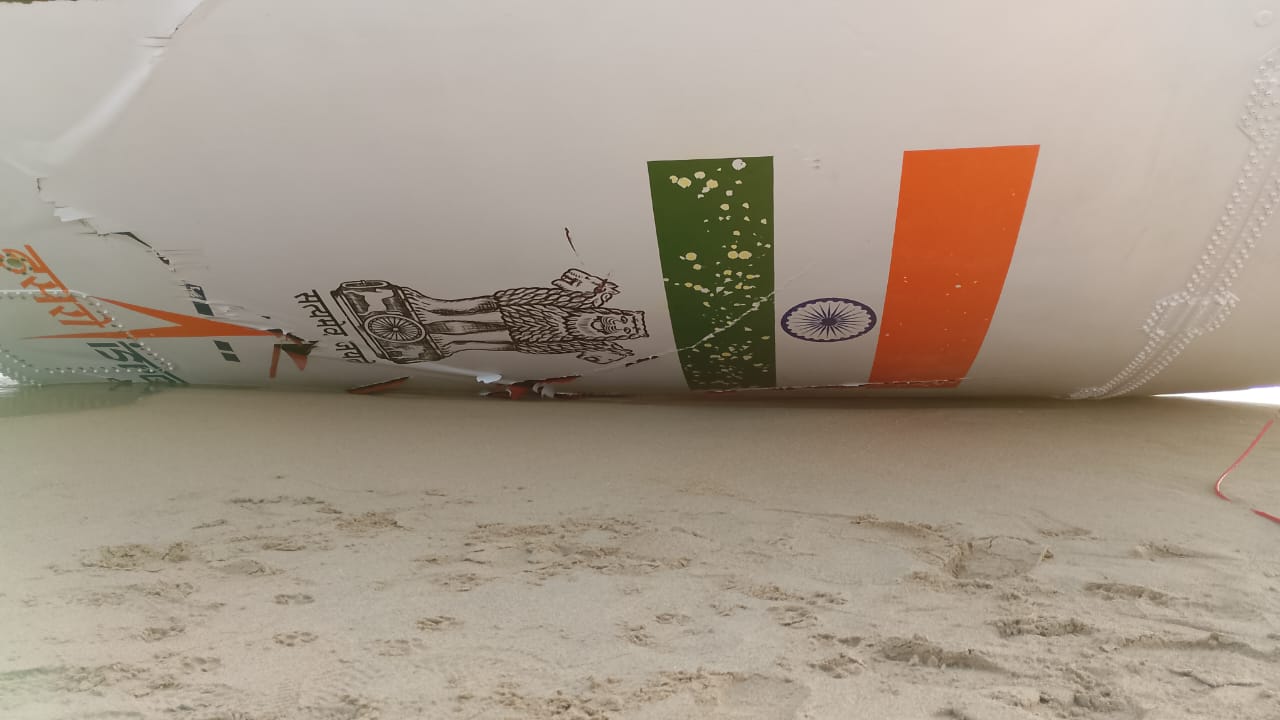 இந்திய ஏவுகணைப் பாகம் திருமலைக் கடற்பரப்பில்!