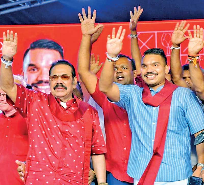 ராஜபக்ஷக்களின் நிதியை ஏன் இன்னும் மீட்கவில்லை?  – இப்படி அநுர அரசிடம் நாமல் எம்.பி. கேள்வி.