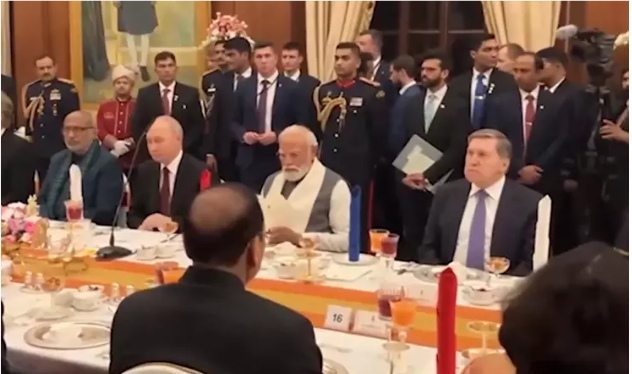 ரஷ்ய அதிபர் புதினுக்கு அளிக்கப்பட்ட விருந்து: காஷ்மீர் முதல் தென்னிந்தியா வரை உணவுகள் இடம்பெற்ற மெனு கார்டு வைரல்!