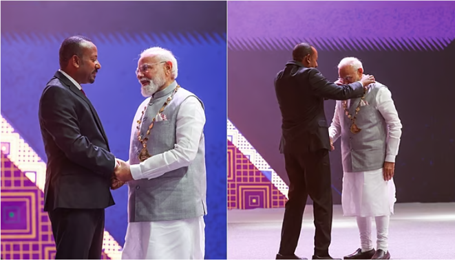 எத்தியோப்பியாவின் உயரிய விருது: பிரதமர் மோடிக்கு ‘தி கிரேட் ஹானர் நிஷான்’ வழங்கி கௌரவம்!