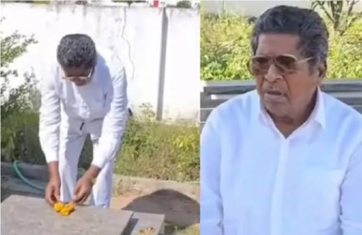 தெலங்கானா: 12 லட்சம் செலவில் பளிங்குக்கல் கல்லறை – உயிரோடு இருக்கும்போதே முதியவர் எடுத்த அதிரடி முடிவு