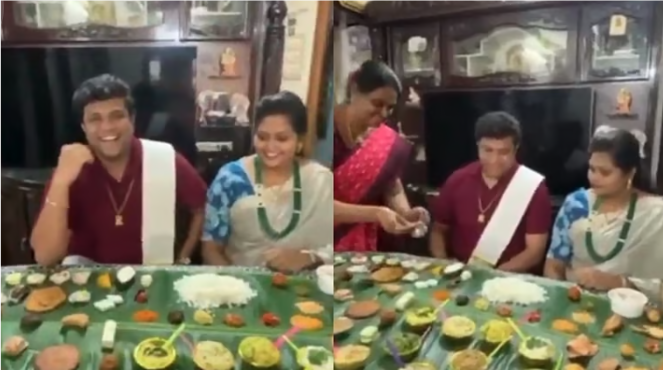 ஆந்திராவில் அசத்தல்: தல பொங்கலுக்கு வந்த மருமகனுக்கு 158 வகை உணவுகளுடன் தடபுடல் விருந்து!