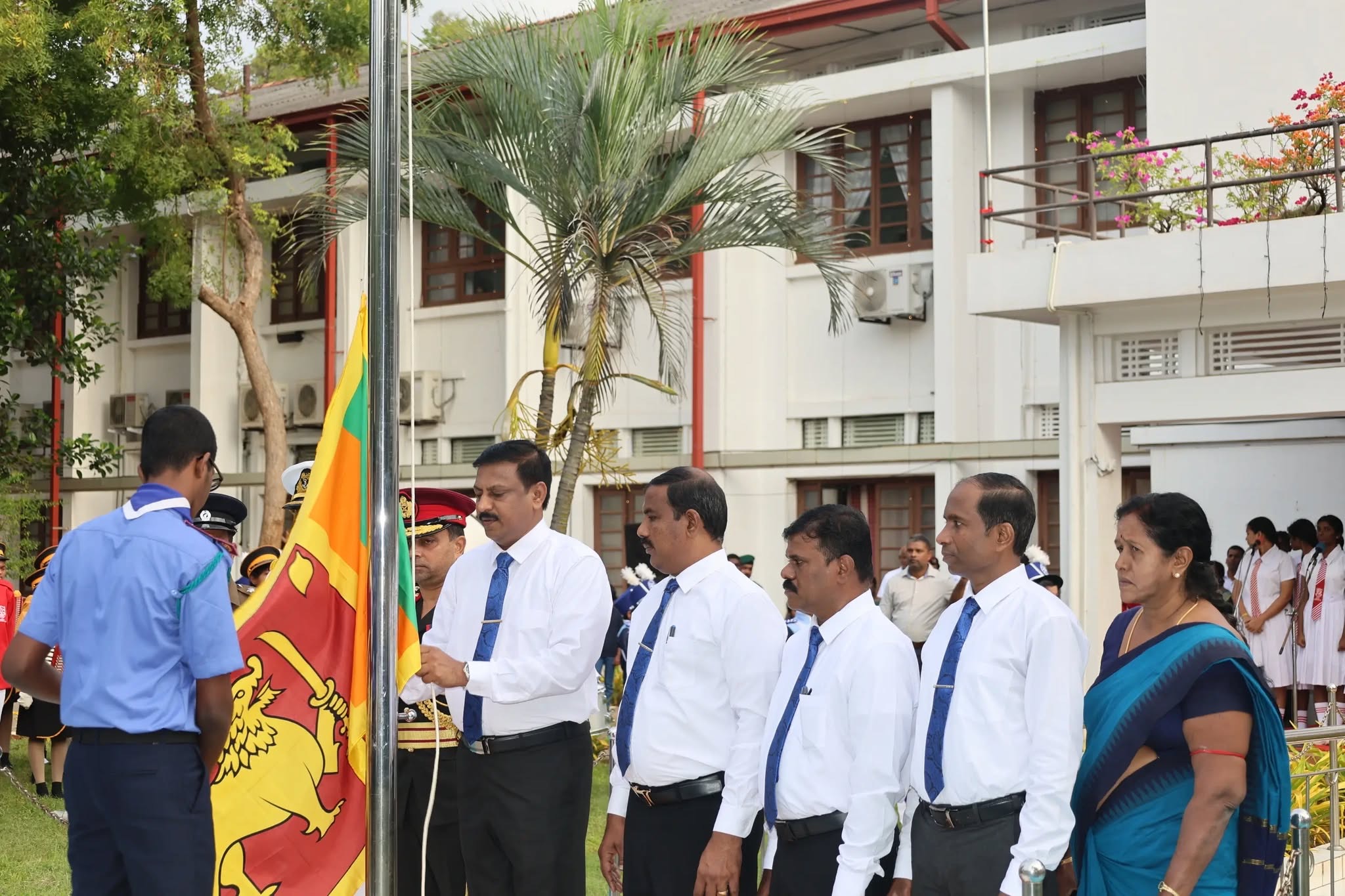 யாழ். மாவட்ட செயலகத்தில் சுதந்திர தினக் கொண்டாட்டம்.