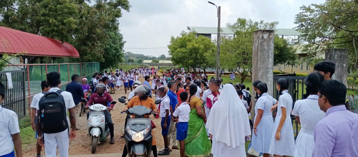 கிளிநொச்சி பாடசாலையில் குளவிகள் கொட்டி 39 மாணவர்கள் வைத்தியசாலையில் அனுமதி!