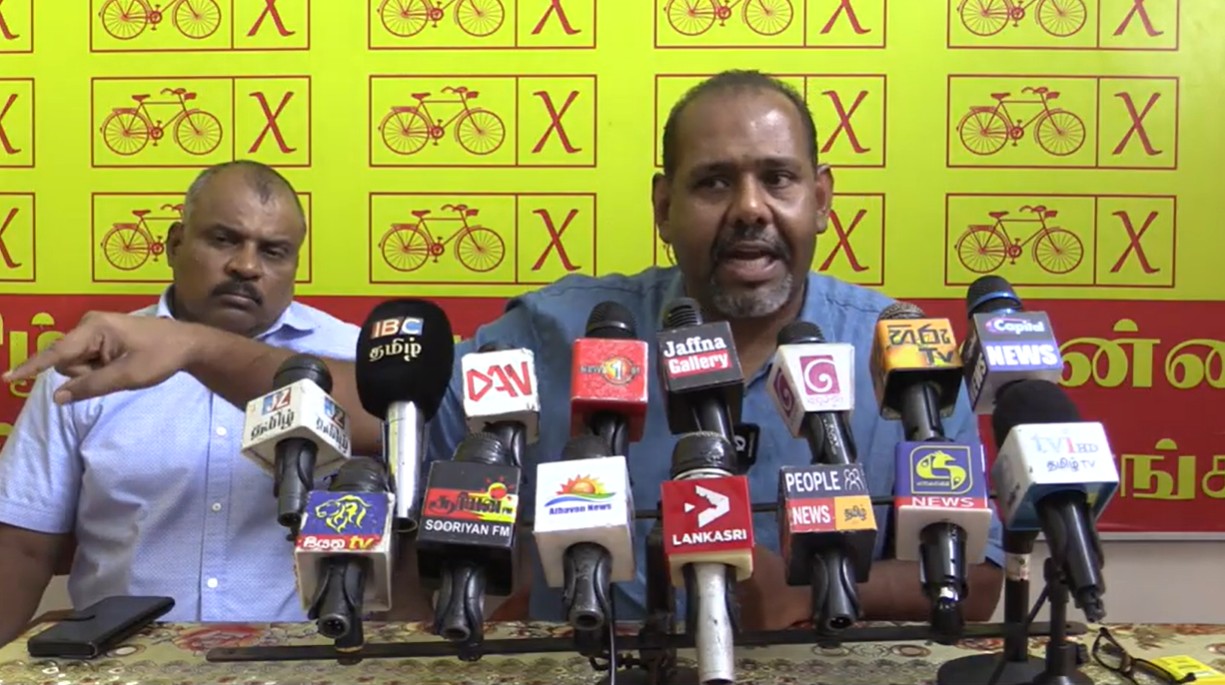 சுவிஸ் தூதரக முயற்சியை தடுத்தது நாங்கள் இல்லை  – சுமந்திரன் மீது கஜேந்திரகுமார் பகிரங்கக் குற்றச்சாட்டு.