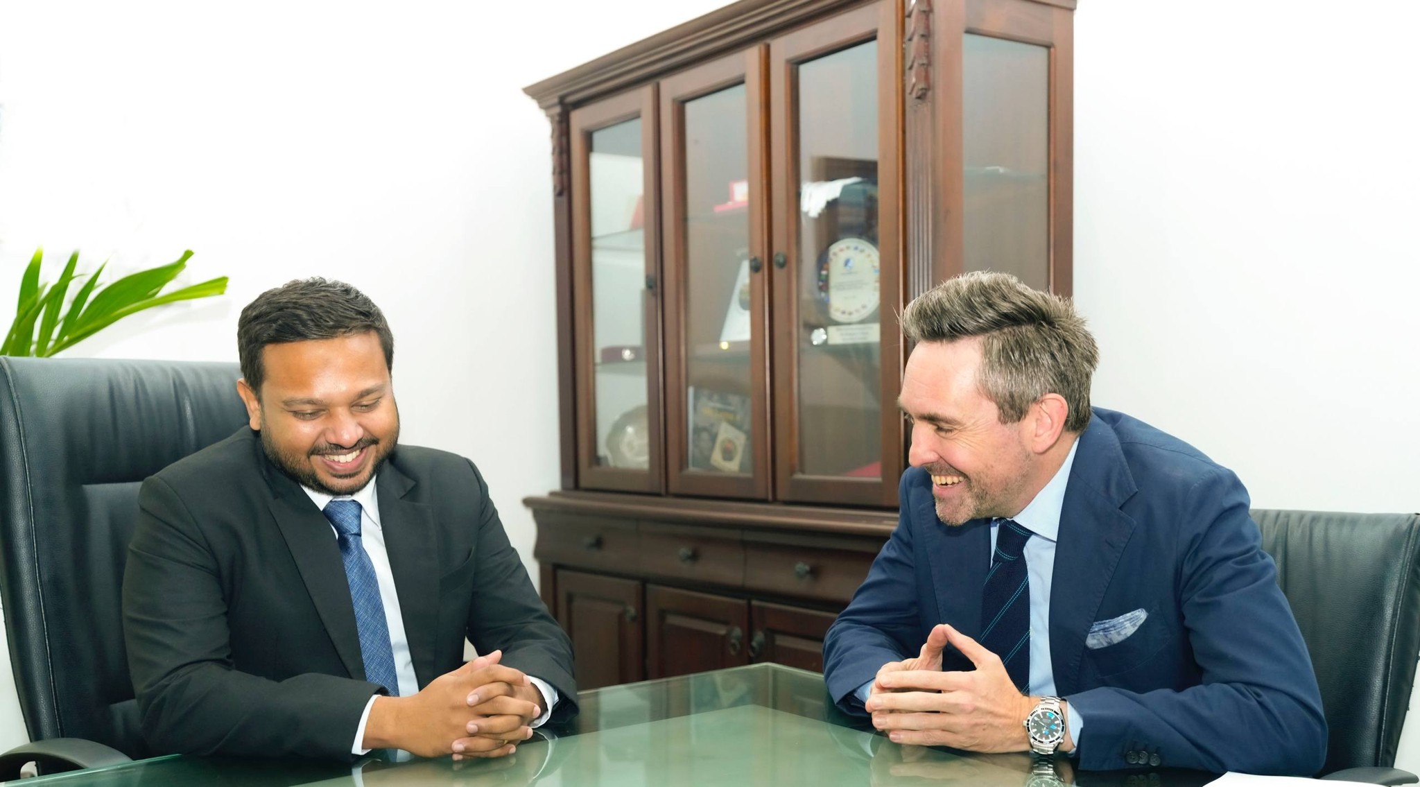 மனித உரிமைகள் மற்றும் நிலையான அபிவிருத்தி:  ஐ.நாவுடன் ஆக்கபூர்வமாக இணைய இலங்கை தயார்!  – மார்க் ஆண்ட்ரேவிடம் பிரதி அமைச்சர் தெரிவிப்பு.