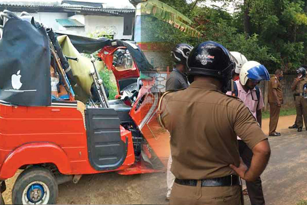 பஸ் – ஓட்டோ மோதி விபத்து! ஆண் ஒருவர் உயிரிழப்பு!!  – பெண் ஒருவர் படுகாயம்