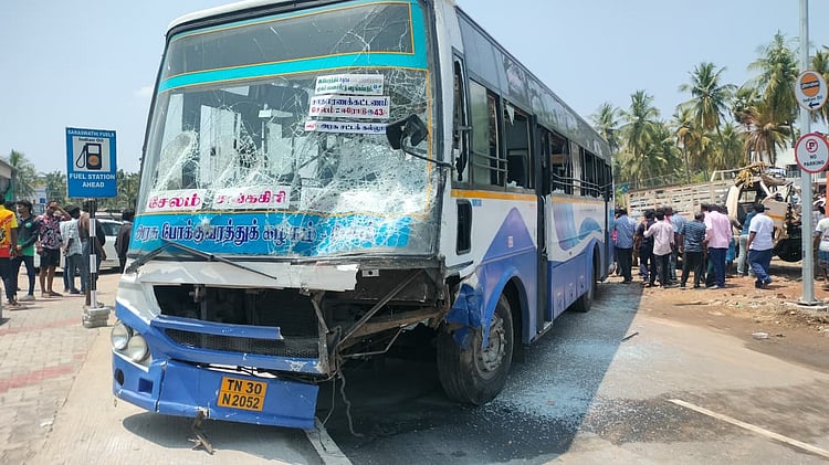 சேலத்தில் கோர விபத்து: அரசுப் பேருந்து மோதி 11 மாதக் குழந்தை உட்பட 7 பேர் பரிதாபப் பலி!