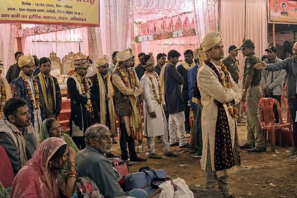 42 இளைஞர்களுக்கு ஒரே மேடையில் ‘ஆப்பு’: மத்தியப் பிரதேசத்தில் அரங்கேறிய மெகா திருமண மோசடி!