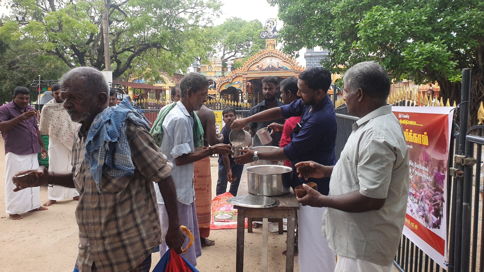 சந்நிதியில் தமிழரசுக் கட்சியினரால் ‘உயிர் காத்த முள்ளிவாய்க்கால் கஞ்சி’.